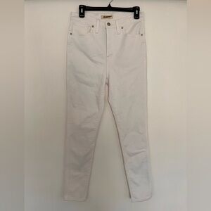 Madewell Skinny White Jeans Size 29